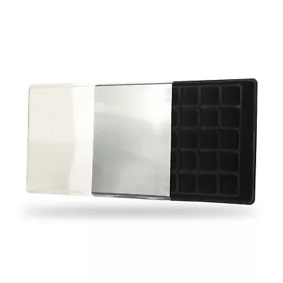 COIN Collection SCHULZ BLACK TRAY 24 Square Compartments 45x45mm // P24 BLACK • £6.99