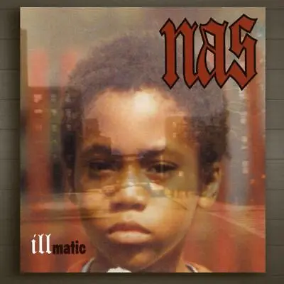 NAS - ILLMATIC CANVAS POSTER SZ 16x16  20x20  30x30  RAPPER RAP HIP HOP • £26.99