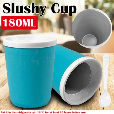 $10.99 • Buy Slushie Maker Cup Quick Freeze Magic Cup Milkshake Cup Ice Cream Maker+Spoon AU