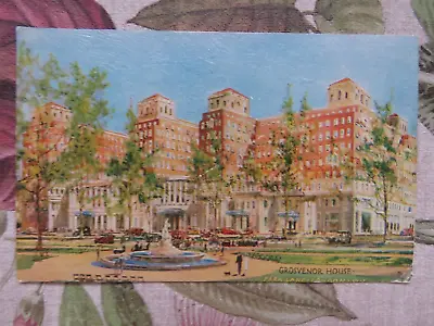 Vintage C1950s Grosvenor House Art Advert Postcard • £1.80