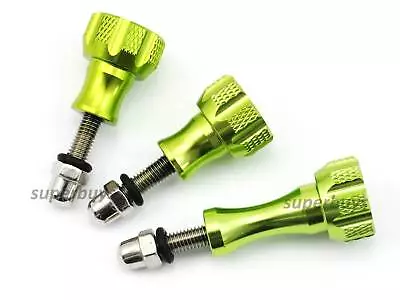 3pcs Green Aluminium Thumb Screw For GoPro Mount Accessories Action Camera SJCAM • $13.95