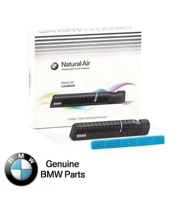 $55 • Buy BMW Genuine Natural Air Starter Kit Car Air Freshener Lavablack - 83125A07EC3