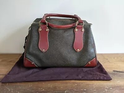 BN Beautiful Mulberry Scotchgrain Pebble Mini Holdall Grab Medium Bag Duffle • £450