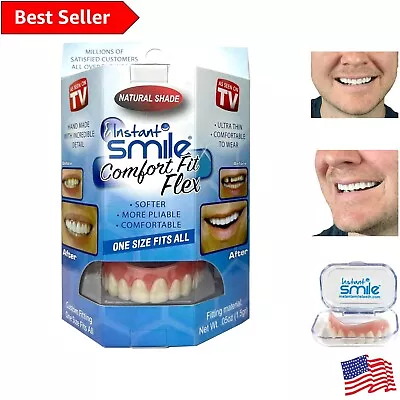 Super Comfortable Upper Veneer Cosmetic Teeth - Reusable Smile Transformation • $49.99