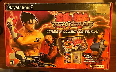 $30 • Buy Tekken 5 Hori Arcade Fight Joy Stick PS2 W/Box 10th Anniversary