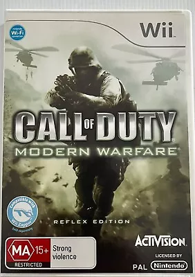 Wii Call Of Duty : Modern Warfare - Reflex Edition FAST FREE POST • $11.80