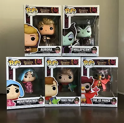 Funko Pop! Disney Sleeping Beauty 65th Anniversary Funko Pop! Complete Set Of 5 • $63.99