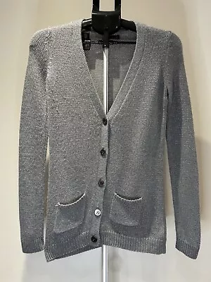 Martin + Osa Metallic Gray Button Cardigan Size XS • $30