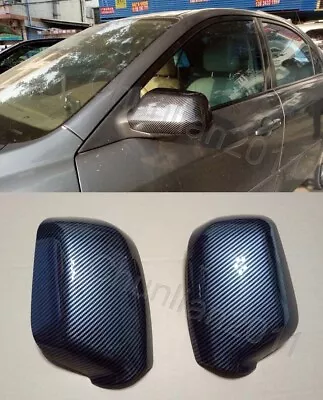 Fiber Side Mirror Cover Trim For 2003-2008 MAZDA 2 3 MAZDA 6 ABS (2pcs) • $31.49