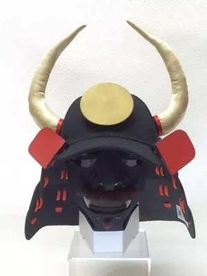 NEW! Samurai Armor Cap With Mask KURODA NAGAMASA Kabuto Helmet Japan Cosplay F/S • $197.50