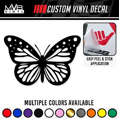 $8.99 • Buy Butterfly Vinyl Decal Sticker | Wings Cute Summer Spring Monarch 501