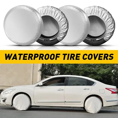 30-32 Wheel Tire Covers Sun Protector For RV Truck Car Camper Trailer Waterproof • $19.99