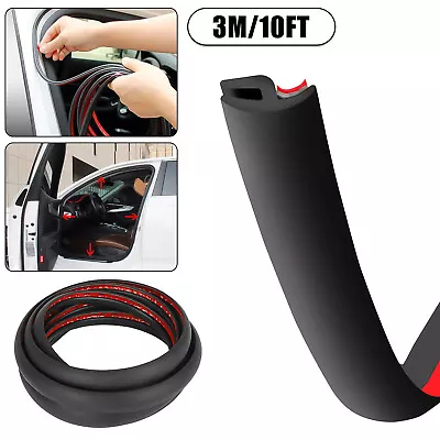 Car Front Windshield Panel Rubber Seal Strip Sealed Moulding Trim Accessories 3M • $14.88