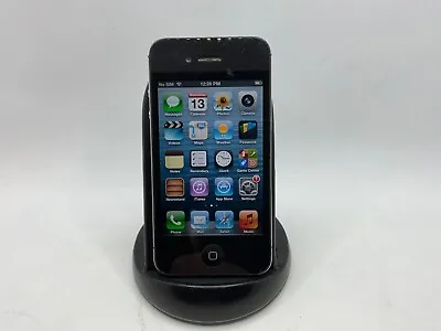 Apple IPhone 4s - 16GB - A1387 - Black IOS 6 • $59.99