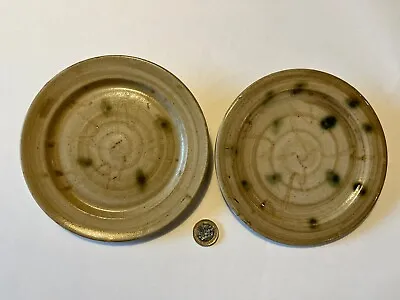 #12 MICHAEL LEACH YELLAND 2 X Set Studio Pottery Small Stoneware Plates N. Devon • £20