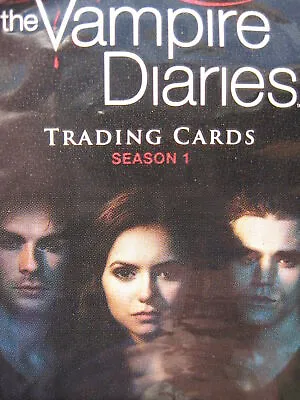 VAMPIRE DIARIES CARDS Season 1 Your Pick Complete Your Set Qty Savings 2011 • $1.69