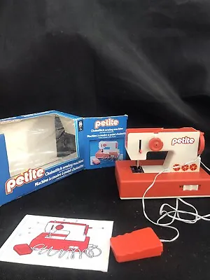 Petite Sewing Machine Chainstitch Boxed Spares N Repairs Battery Operated • £15.50