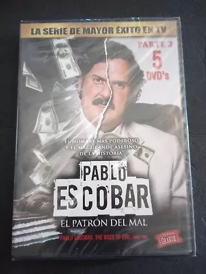Pablo Escobar: El Patron Del Mal Parte 2 (DVD 2013 5-Disc Set) NEW SEALED! • $44.99