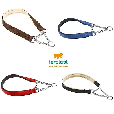 Ferplast Daytona Padded Half Choke Collar - 4 Sizes  4 Colours • £6.45