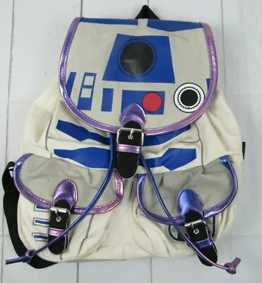 Star Wars R2D2 Cream Backpack S179 • $44.99