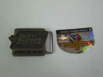 2018 Indianapolis 500 102nd Running Pit Badge Belt Buckle #385 Limited Edition • $24.99