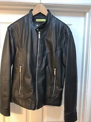 Versace Leather Jacket Men  S • $299