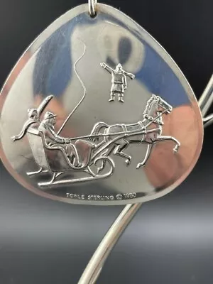 TOWLE 1980 Sterling -Jingle Bells Medallion (No Card) - FREE SHIPPING! • $35