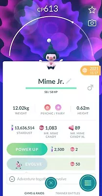 Pokémon Go Europe Exclusive Regional Mime Jr For PvP And Pokedex Entry! • $6