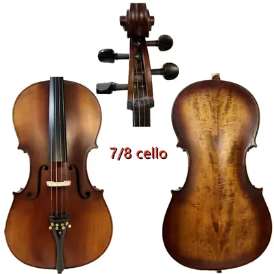 Strad Style SONG Brand Solid Wood Cello 7/8 big And Resonant Sound #14803 • $629.10