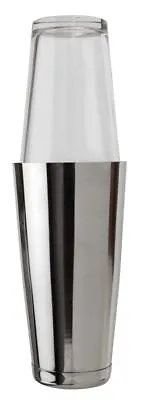  Boston Cocktail Shaker 28oz Stainless Steel Can & Glass Cocktail Mixing Tin • £8.95