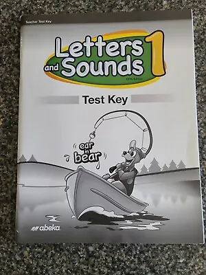 Abeka Letters And Sounds 1 Teacher Test Key - NEW • $9