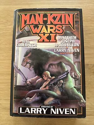 Man-Kzin Wars XI Larry Niven 1st Edition 1st Printing 2005 Hardcover Sci Fi • $19.97