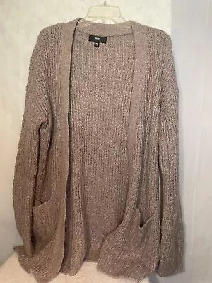 Mossimo Size XL Tan Knit Cardigan Sweater With Pockets. • $12.99