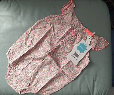 Sunuva Baby Girl's Age 18-24 Month Cotton Summer Sun Romper Suit Liberty Floral • £14.99