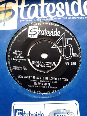 £3.99 • Buy Marvin Gaye - How Sweet It Is To Be Loved By You -  Stateside Ss 360 Ex+
