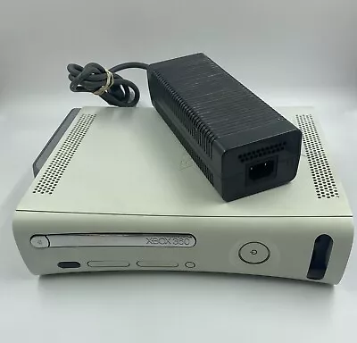 Xbox 360 Pro White Console With 20GB Hard Drive And Power Block. Free Shipping! • $58.99
