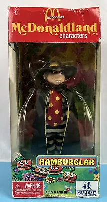 McDonalds McDonaldland HAMBURGLAR 6  Poseable Figure Doll 2008 Huckleberry NEW* • $27.95