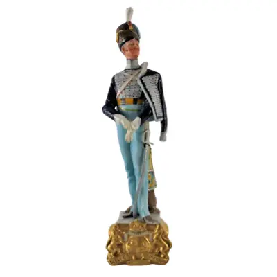 Capodimonte Naples Soldier Military Figure Bruno Merli Captain 18th Hussars • £150