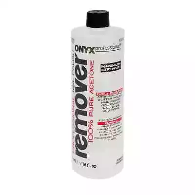 Onyx Professional 100% Pure Acetone Maximum Strength Nail Polish Remover Bottle • $26.60