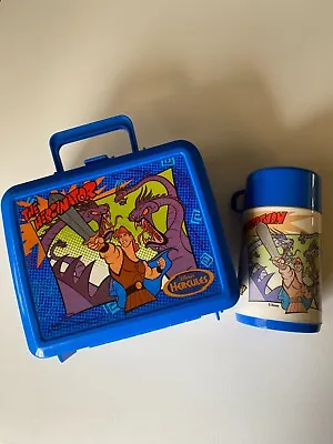 Vintage 90's Disney Hercules Lunch Box & Thermos The Hercinator By Aladdin • $28