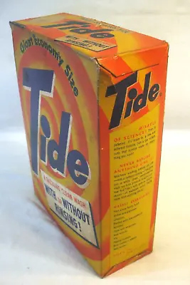 Tide Laundry Detergent P&G Vintage 1950s Unopened Soap Procter & Gamble USA Made • $35.99