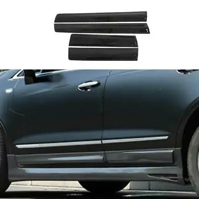 Fit For Cadillac XT5 2017-2022 Gloss Black Car Door Edge Guard Strip Trim 4PCS • $272.43