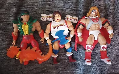 Mattel Masters Of The WWE Universe Figure Lot Piper Steamboat Warrior Wrestling • $37.95