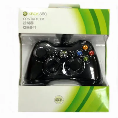 $28.49 • Buy 1pc Genuine Wired Microsoft Xbox 360 Gaming Game Controller Green Box