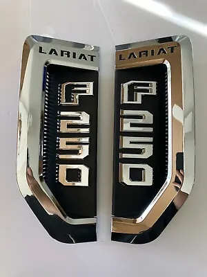2017-2022 Ford Fender Lariat F-250  Lariat Nameplate Side Badges (l/r) Pair • $158