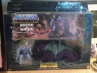 Mattel MOTU Skeletor And Panthor Commemorative Series Ltd Edition 2000 NRFB NIB • $179.99