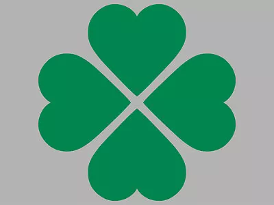 CLOVER Shamrock St Patricks Day Irish Lucky Leaf Celtic Car Sticker Vinyl Decal  • $3.50