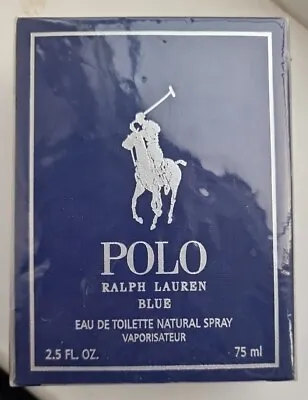 POLO RALPH LAUREN BLUE - EAU DE TOILETTE NATURAL SPRAY - 2.5 FL OZ (75ml) • £39.99