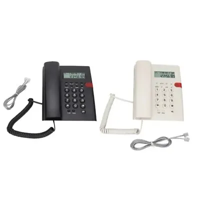 Fixed Landline Phone English Telephone With CallerID LCD Call Record Redial • £20.40