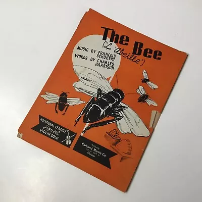 The Bee L Abeille Sheet Music 1937 Piano Voice Special Violin Solo Vintage • $24.99